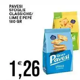 Vantaggio Cash&Carry Pavesi sfoglie classiche/ lime e pepe offerta
