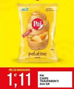 Vantaggio Cash&Carry Pai chips trasparenti offerta
