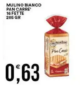 Vantaggio Cash&Carry Mulino bianco pan carre' 16 fette offerta