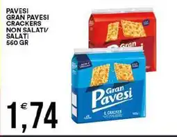 Vantaggio Cash&Carry Pavesi gran pavesi crackers non salati/salati offerta