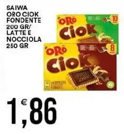 Vantaggio Cash&Carry Saiwa oro ciok fondente/ latte e nocciola offerta