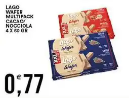 Vantaggio Cash&Carry Lago wafer multipack cacao nocciola offerta