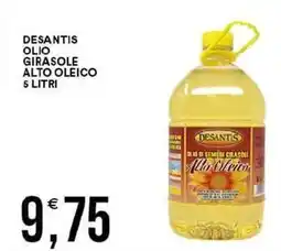 Vantaggio Cash&Carry Desantis olio girasole alto oleico offerta