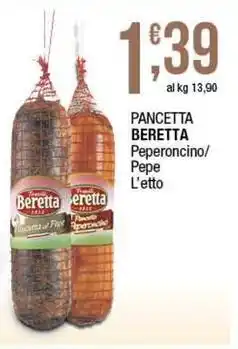 Sidis Pancetta beretta peperoncino/ pepe offerta