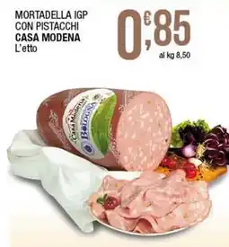 Sidis Mortadella igp con pistacchi CASA MODENA offerta