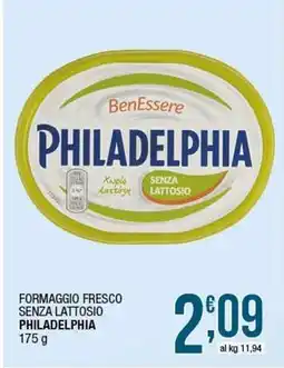 Sidis Formaggio fresco senza lattosio PHILADELPHIA offerta
