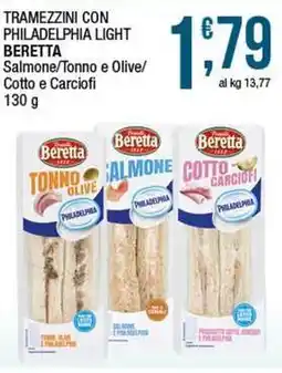 Sidis Tramezzini con philadelphia light BERETTA offerta