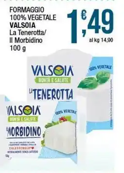 Sidis Formaggio 100% vegetale valsoia la tenerotta/ il morbidino offerta