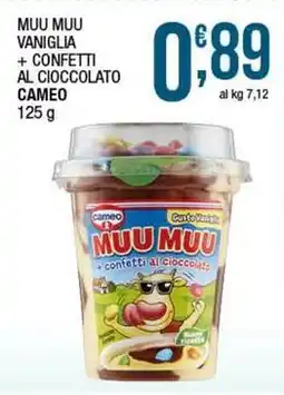Sidis Muu muu vaniglia + confetti al cioccolato CAMEO offerta