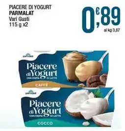 Sidis Piacere di yogurt PARMALAT offerta