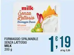 Sidis Formaggio spalmabile senza lattosio MILK offerta