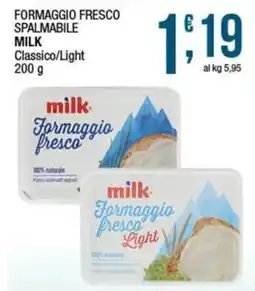 Sidis Formaggio fresco spalmabile milk classico/light offerta