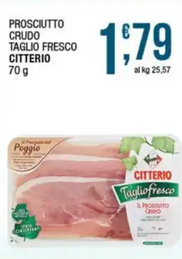 Sidis Prosciutto crudo taglio fresco CITTERIO offerta