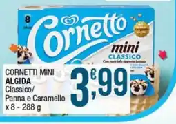 Sidis Cornetti mini algida classico/ panna e caramello offerta