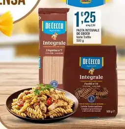 Sidis Pasta integrale DE CECCO offerta