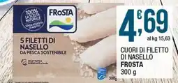 Sidis Cuori di filetto di nasello FROSTA offerta