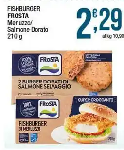 Sidis Fishburger frosta merluzzo/ salmone dorato offerta