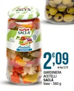 Sidis Giardiniera acetelli SACLA offerta