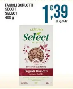 Sidis Fagioli borlotti secchi SELECT offerta