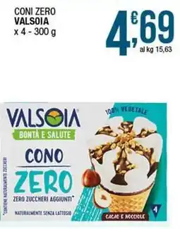Sidis Coni zero VALSOIA offerta