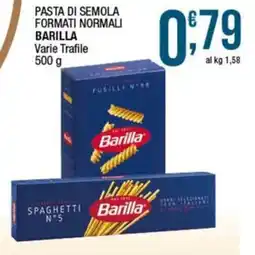 Sidis Pasta di semola formati normali BARILLA offerta