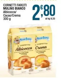 Sidis Cornetti farciti mulino bianco albicocca/ cacao/crema offerta