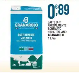 Sidis Latte uht parzialmente scremato 100% italiano GRANAROLO offerta