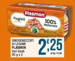 Sidis Omogeneizzati di legumi PLASMON offerta