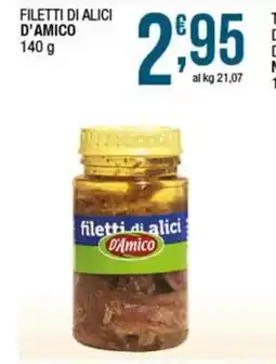 Sidis Filetti di alici D'AMICO offerta