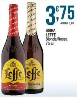 Sidis Birra leffe bionda/rossa offerta