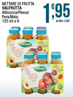 Sidis Nettare di frutta valfrutta albicocca/pesca/ pera/mela offerta