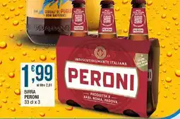 Sidis Birra PERONI offerta
