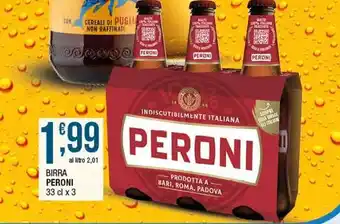 Sidis Birra PERONI offerta