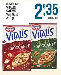 Sidis Il müesli vitalis CAMEO offerta