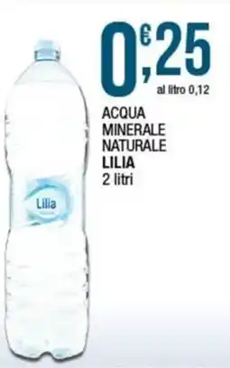 Sidis Acqua minerale naturale LILIA offerta