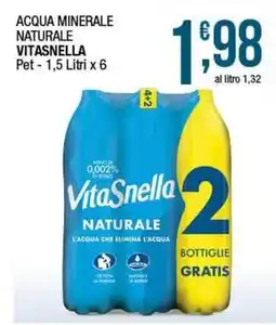 Sidis Acqua minerale naturale VITASNELLA offerta