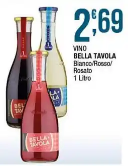 Sidis Vino bella tavola bianco/rosso/ rosato offerta