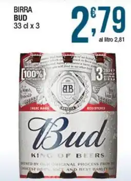 Sidis Birra BUD offerta