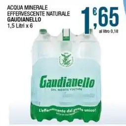 Sidis Acqua minerale effervescente naturale GAUDIANELLO offerta