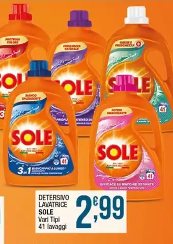 Sidis Detersivo lavatrice SOLE offerta