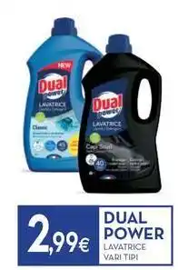 Dual power lavatrice