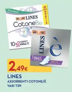 Proshop Lines assorbenti cotone/è offerta