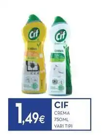 Proshop Cif crema offerta