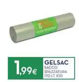 Proshop Gelsac sacco spazzatura offerta