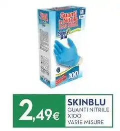 Proshop Skinblu guanti nitrile x100 offerta