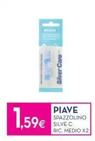 Proshop Piave spazzolino silve c ric. medio x2 offerta