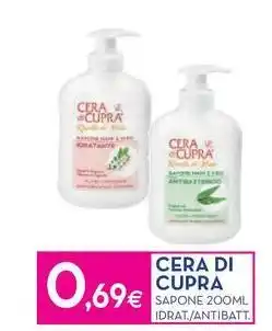 Proshop Cera di cupra sapone idrat/antibatt. offerta
