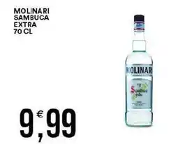 Vantaggio Cash&Carry Molinari sambuca extra offerta