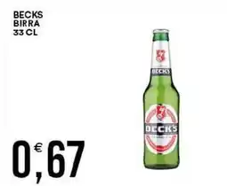 Vantaggio Cash&Carry Becks birra offerta