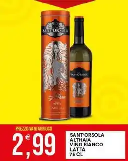 Vantaggio Cash&Carry Sant'orsola althaia vino bianco latta offerta